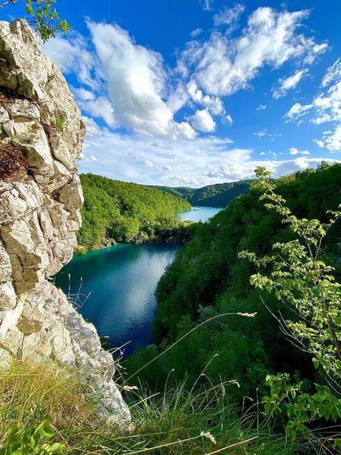 Nature around Plitvice Lakes near House by the River
